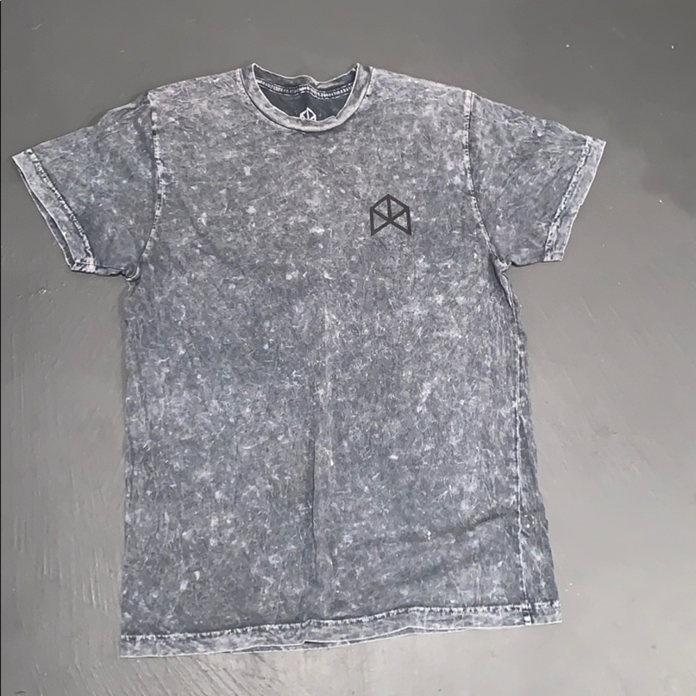 BMFIT Grey Acid Wash T-Shirt